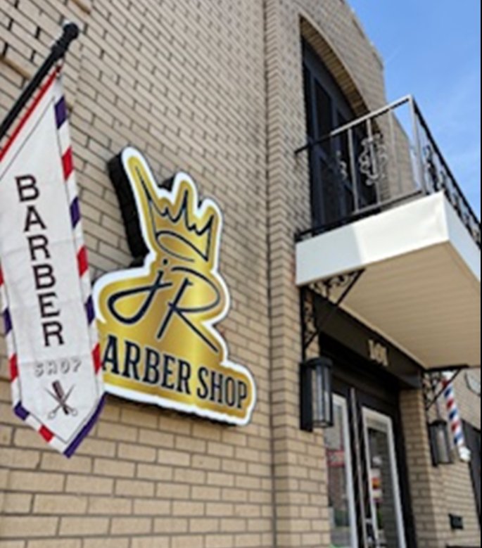 JR Barbershop exterior