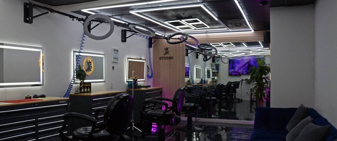 JR Barbershop interior